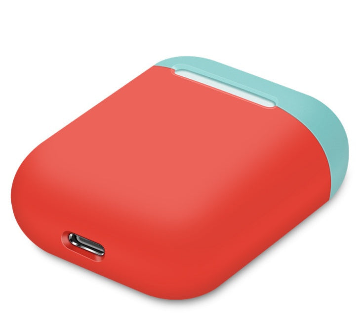 Compatible with Apple, Protective cover Suitable for Bluetooth wireless headset charging box protection shell anti-portable silicone sleeve