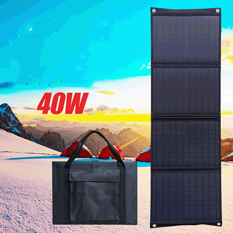 Folding Solar Panel Folding 5V12V Mobile Phone Notebook Outdoor Power Supply