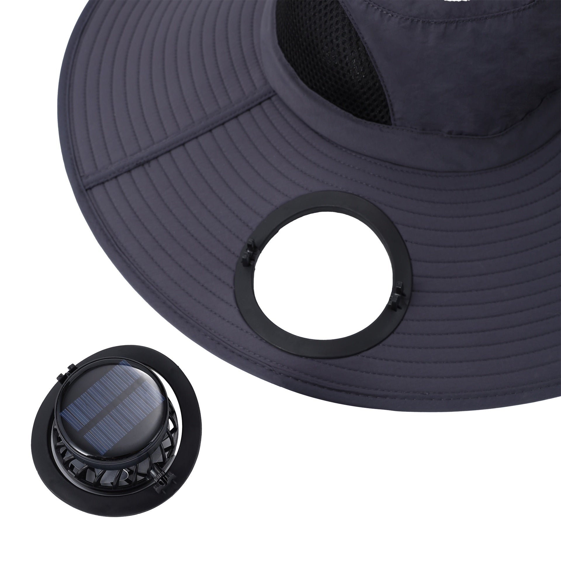 Solar Sunshade Cap With Fan Men's Outdoor Mountaineering Fishing Hat