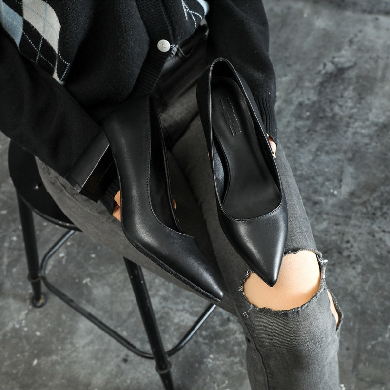 Women's Shallow-mouth Shoes, Plus Size, Wide And Thick For Fat Feet