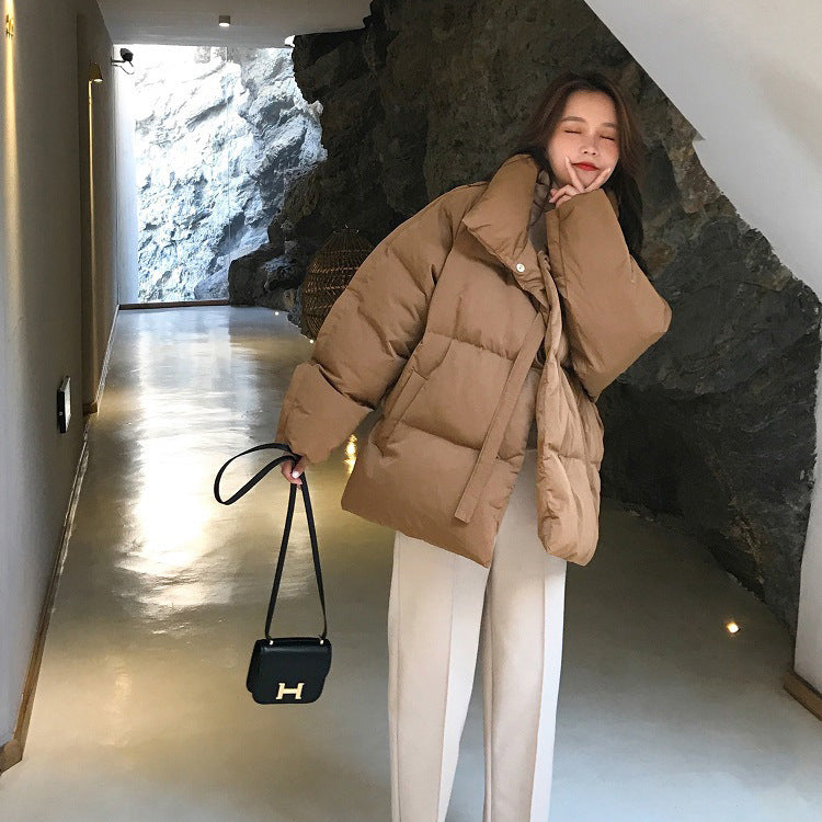 Women's Short Loose Down Cotton-padded Jacket