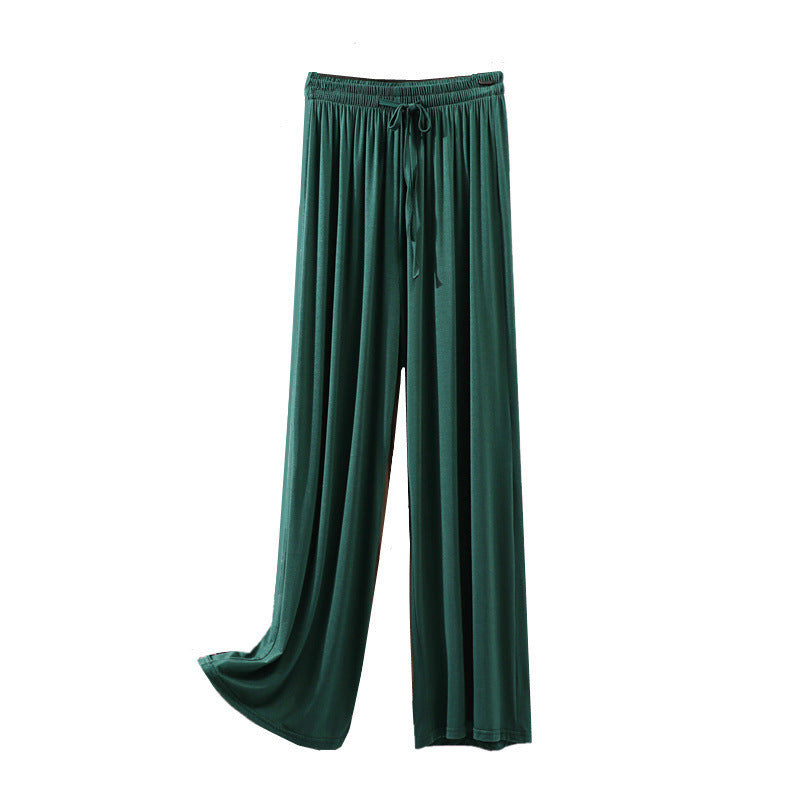 High Waist Cuprammonuium Loose Thin Casual Pants