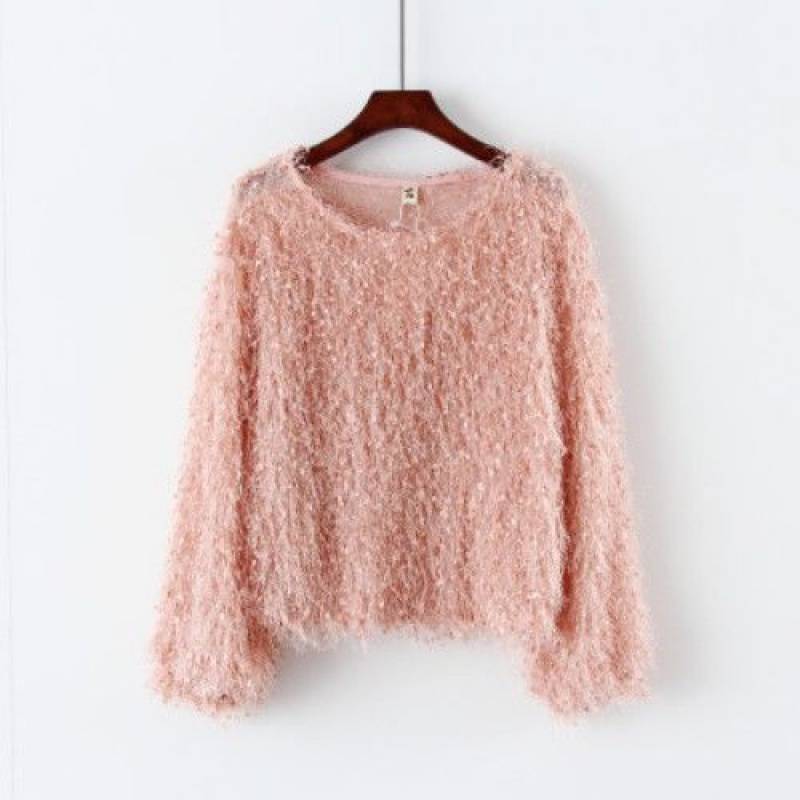 Women's Fashion Personalized Tassel Long-sleeved Top
