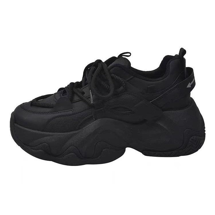 Women's Platform Fashion Lace Up Casual Sneakers