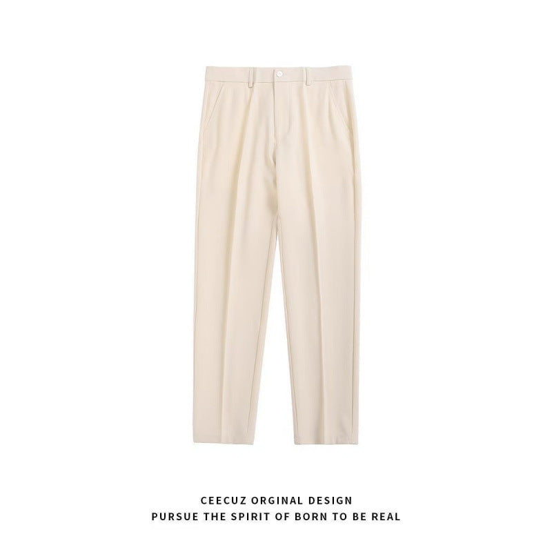 Trendy Ins Draping Design Wide-leg Pants