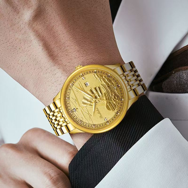 Smooth Sailing Calendar Night Light Waterproof Men's Watch