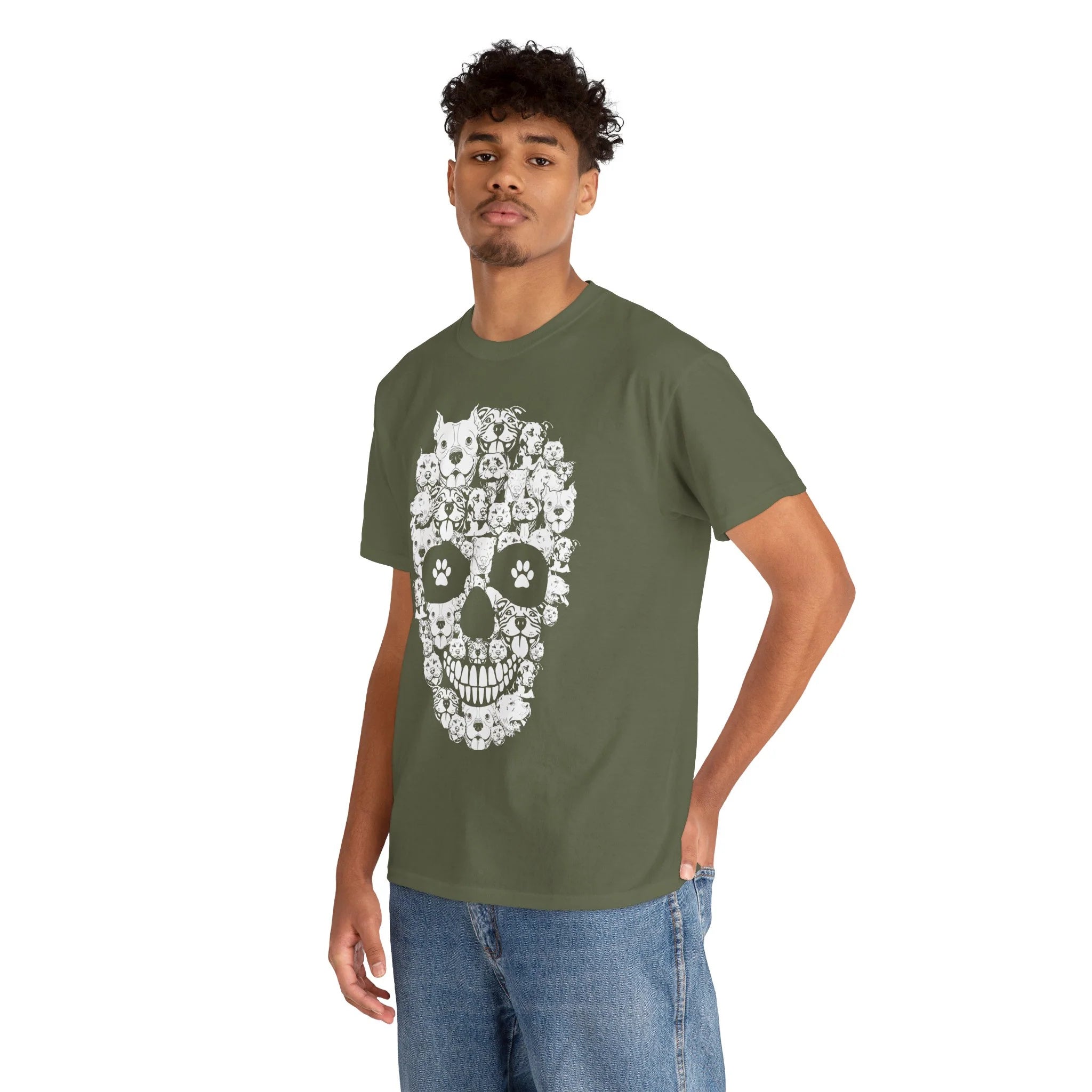 T-shirt Men And Women Couple Solid Color White Printing