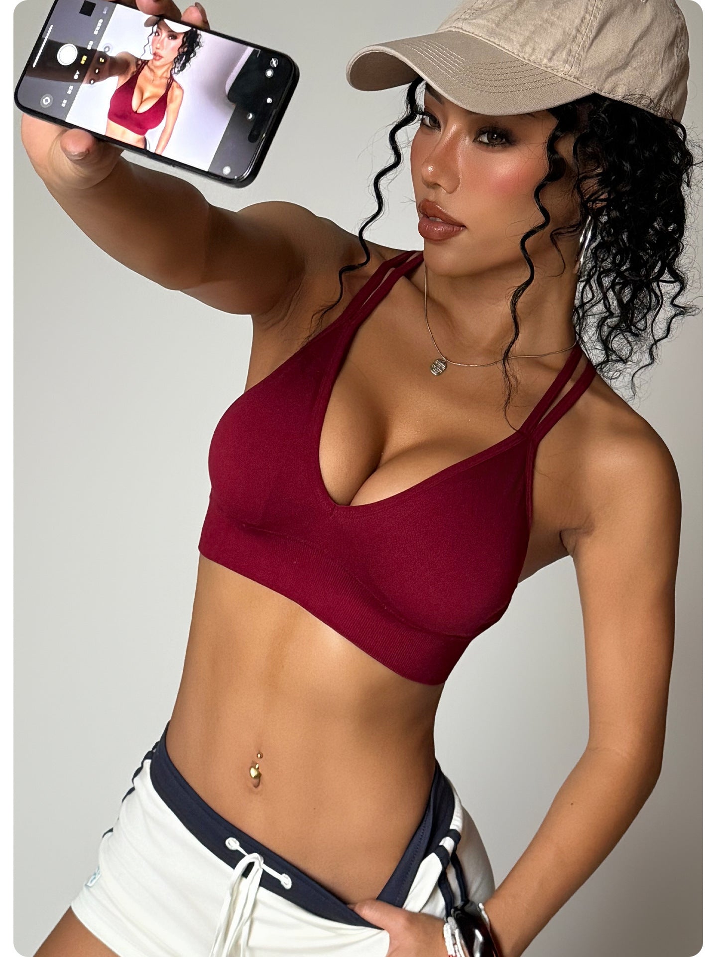 Camisole Women's Cross Double-shoulder Strap Sports Bra