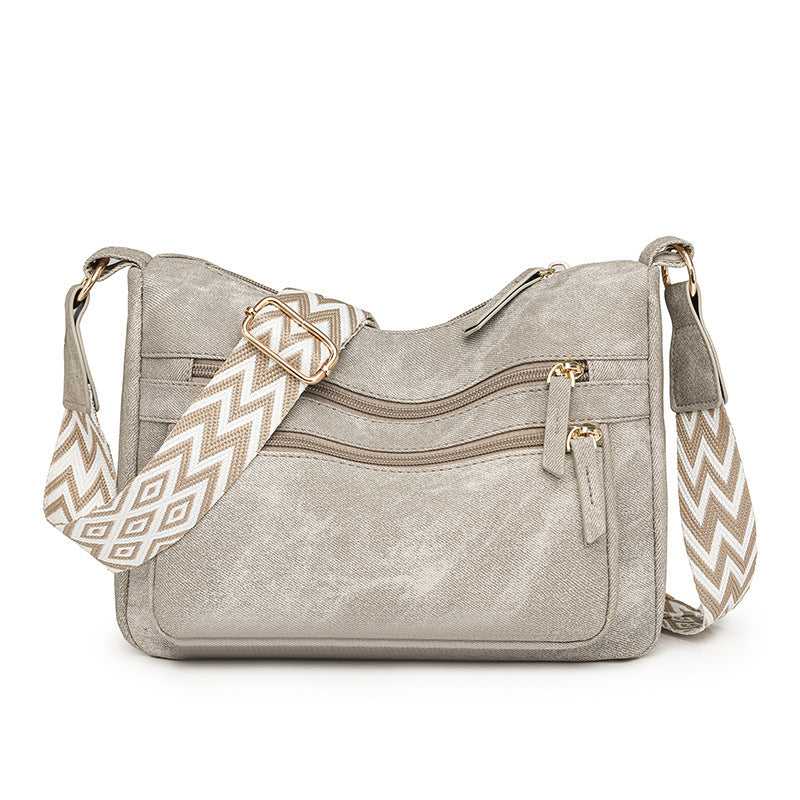 Large Capacity One Shoulder Crossbody New Women's Soft Leather Backpack Bag