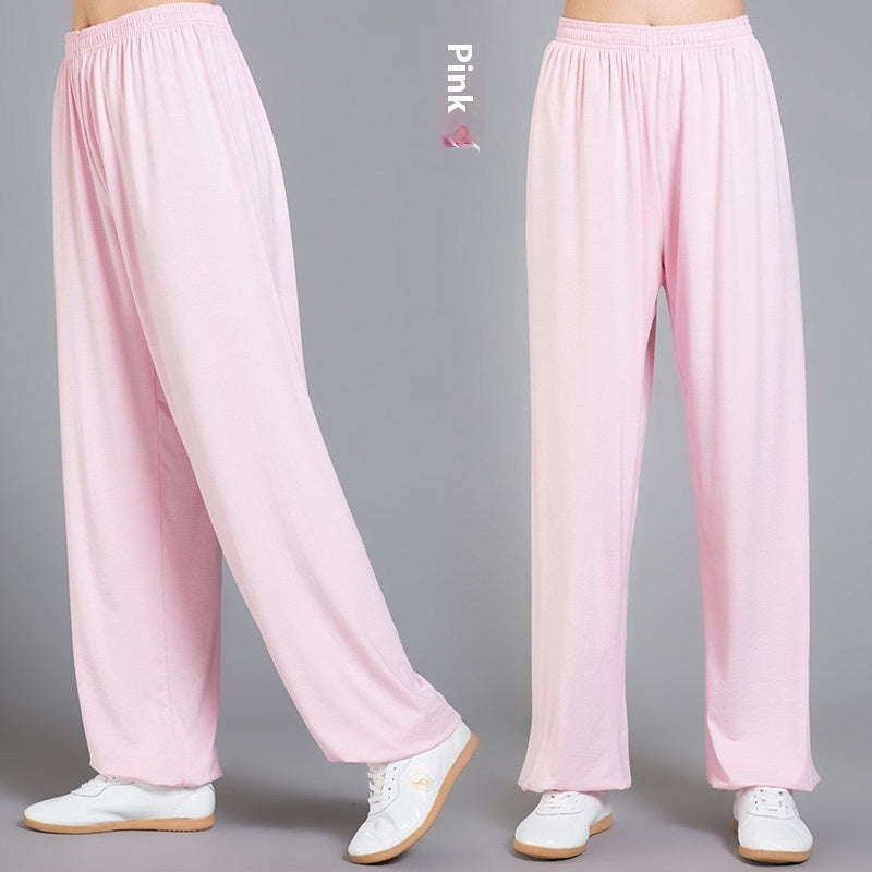 Martial Arts Performance Tai Chi Costume Modal Lantern Practice Pants