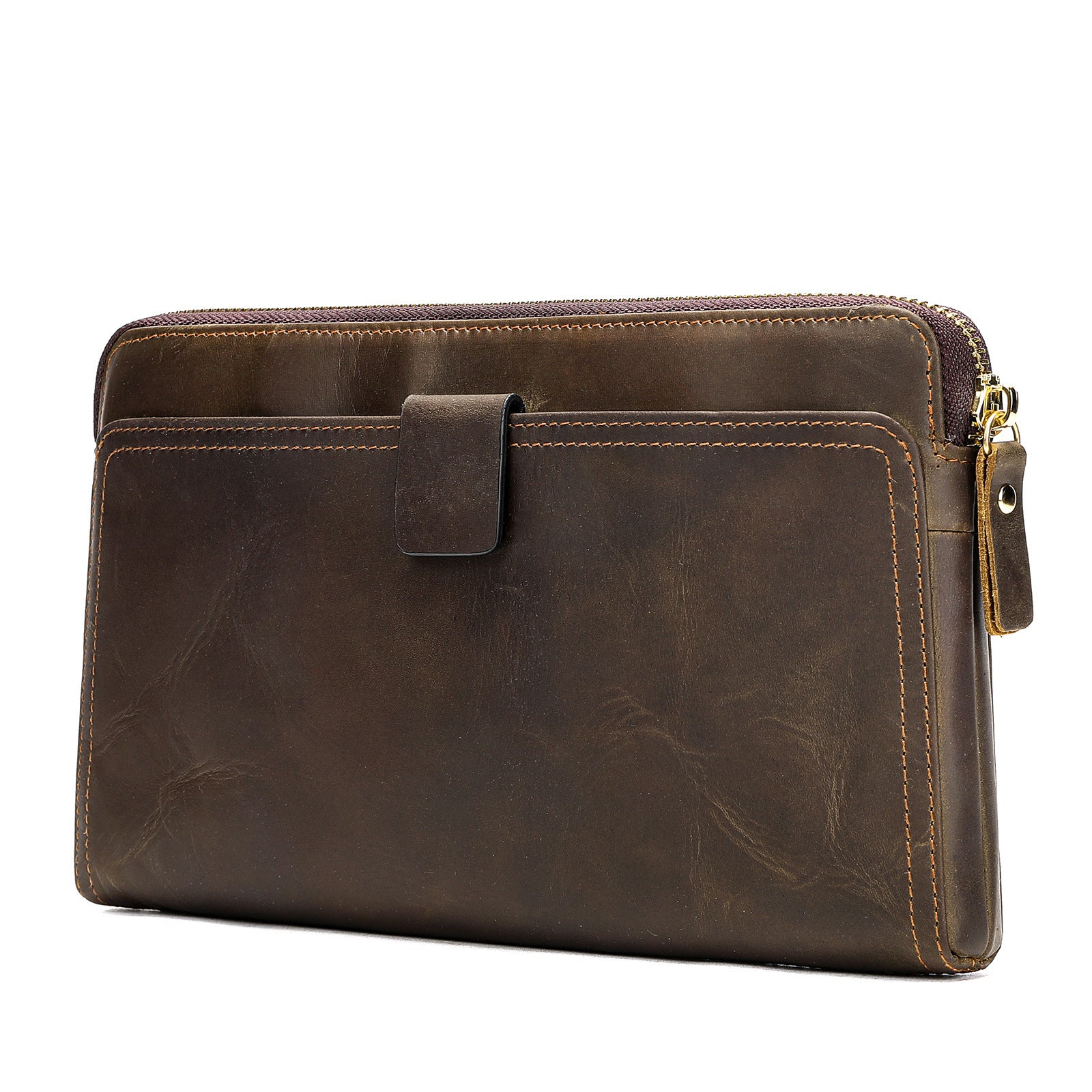 Top Layer Cattlehide Leather Fashion Personalized Business Men