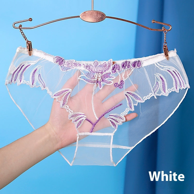 Charming Transparent Mesh Seamless Underwear Shorts