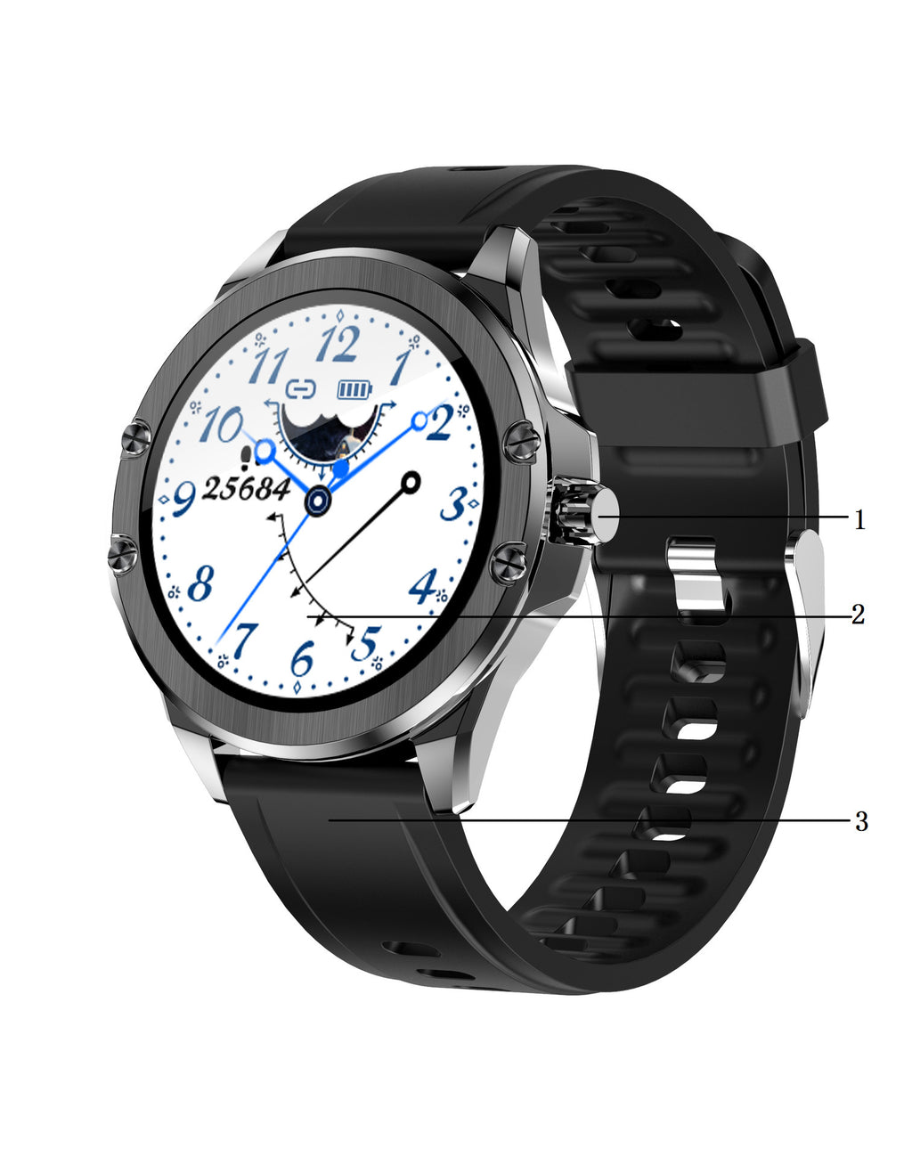 Senbono New Smart Bracelet Watch Full Touch Color Screen Heart