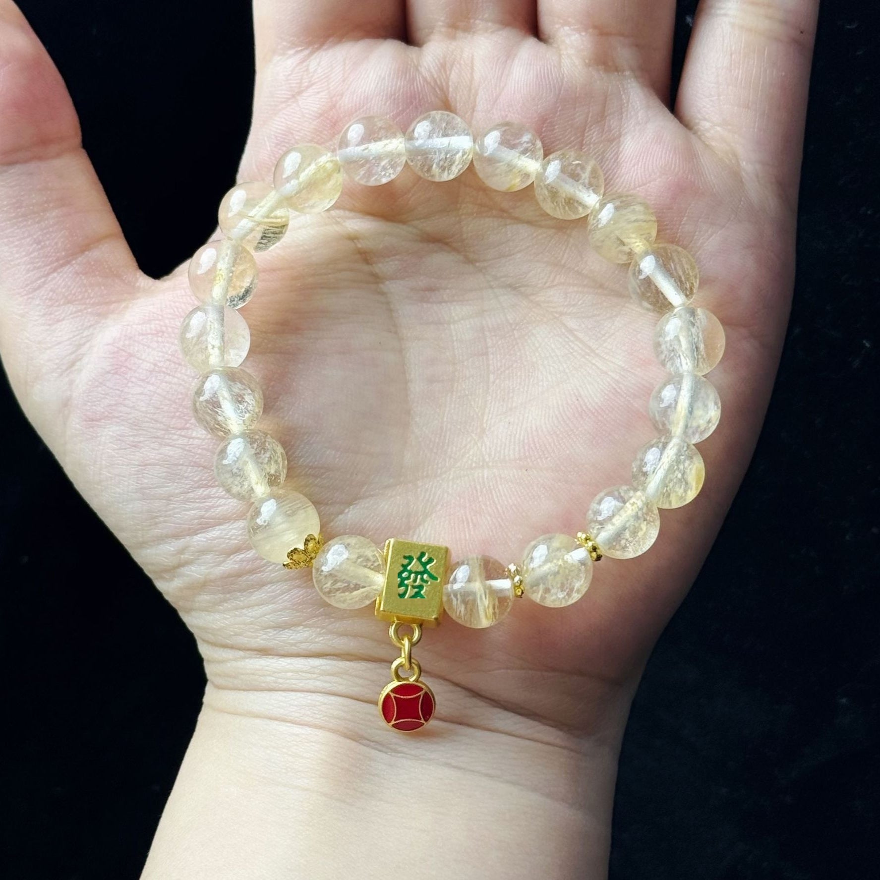Sunstone Double Circle High Goods Aquamarine Slip Multi-Circle Bracelet
