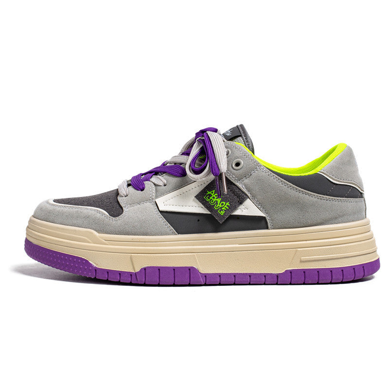 Breathable Leisure Hong Kong Style Retro Men's Shoes