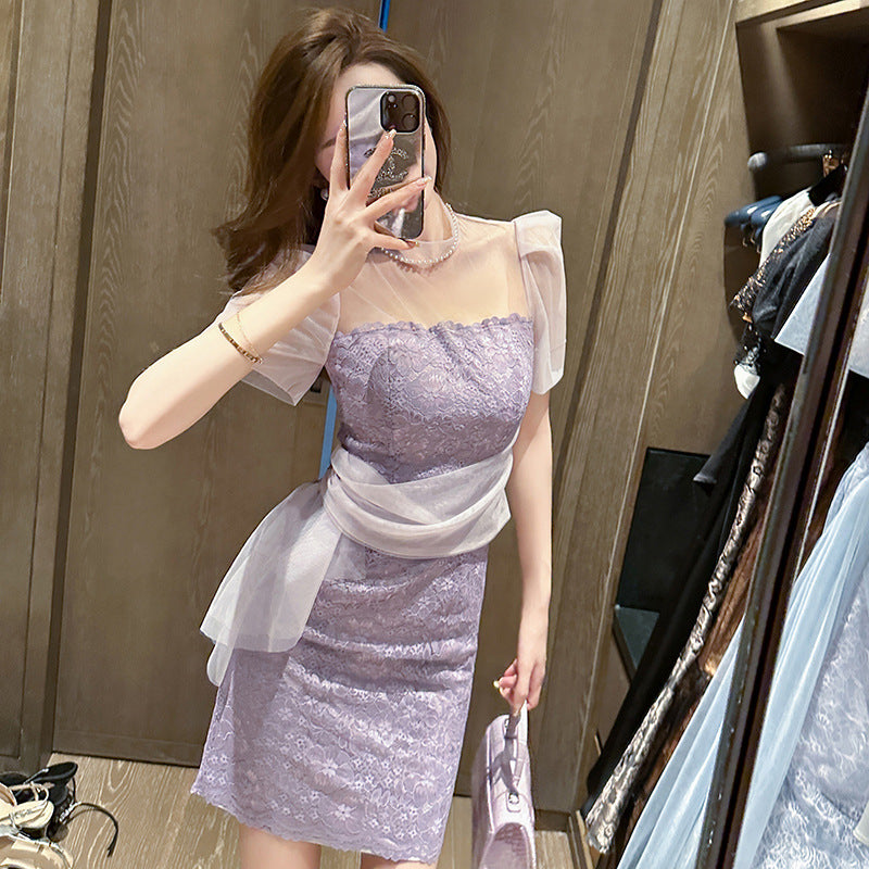 Pure Desire Style Slim Lace Dress