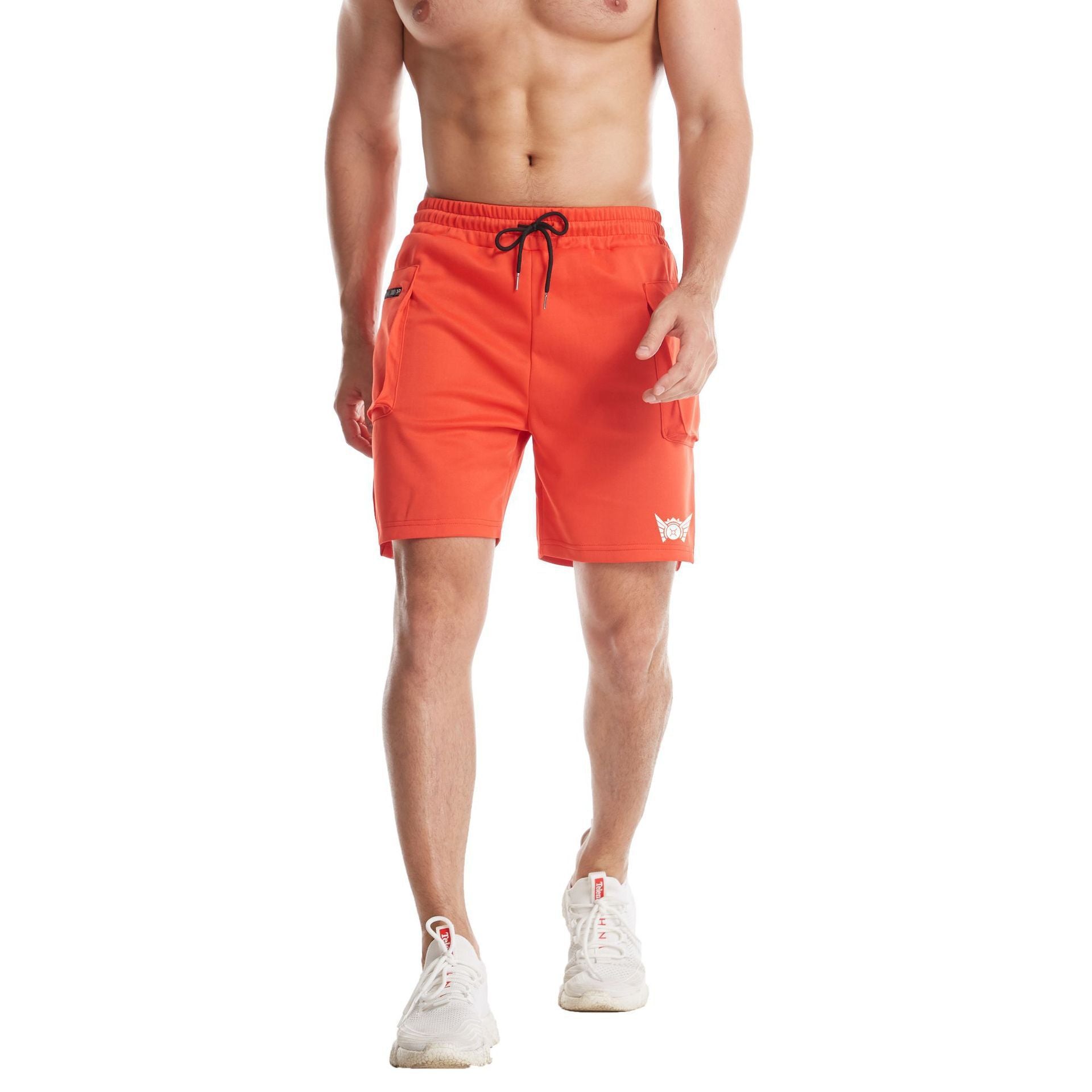 Men's Breathable Training Cool Five Quarter Pants For Summer Casual Wear