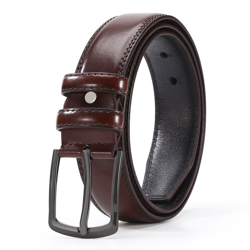 European And American Fashion Men's Business Belt 2018 New Creative Gifts Belt Laser Logo Factory Wholesale