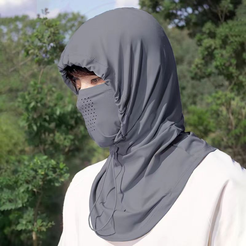 Sun Protection Ice Silk Hat Scarf Neck Mask
