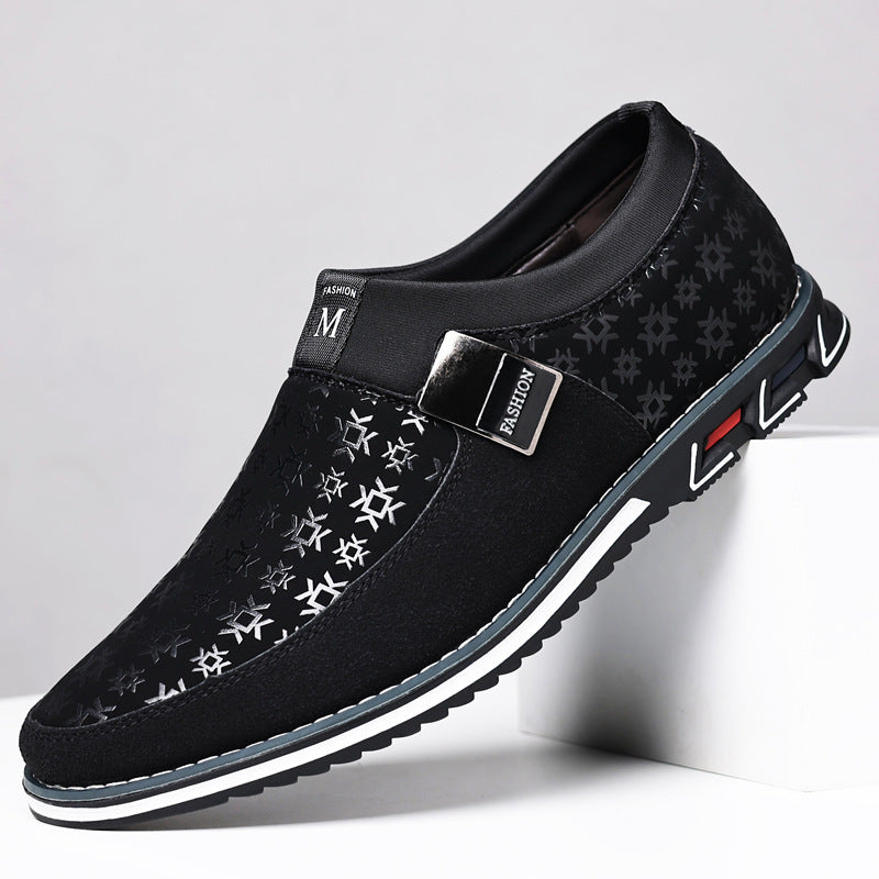 European And American Loafers Casual Shoes Color Flat