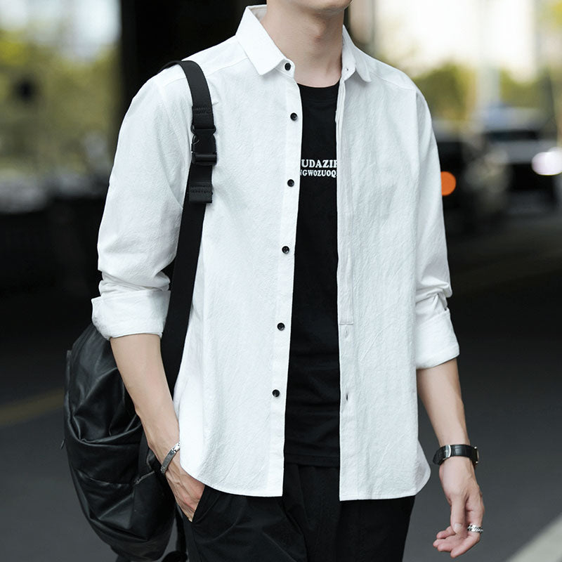 Men's Long Sleeve Workwear Shirt Jacket