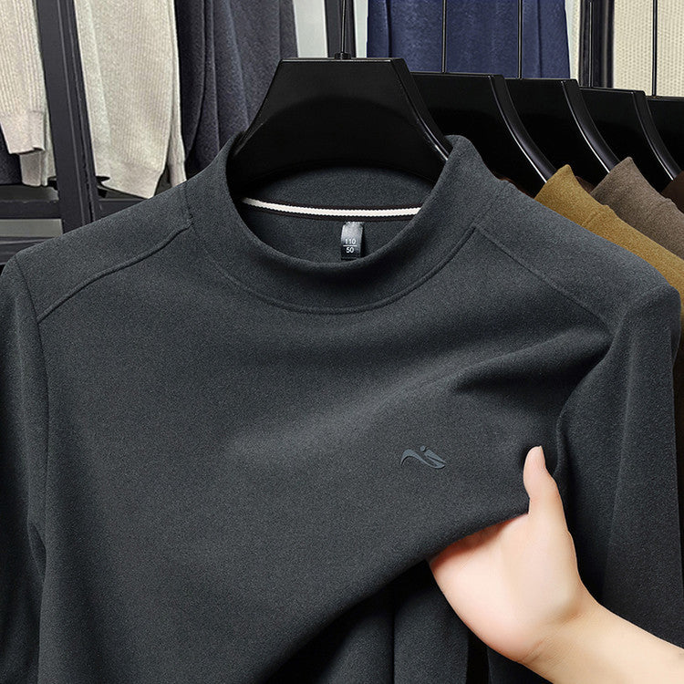 Crew Neck Casual Loose Long Sleeve Men's T-shirt