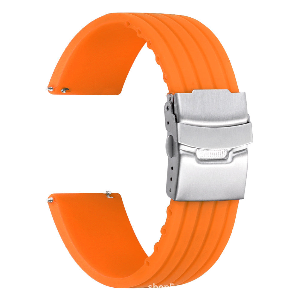 Silicone Strap Tire Stripe Waterproof Matte