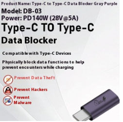 Notebook Phone Data Shielding USB Male To Type-C Female Adapter