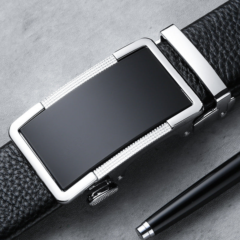 Men's Leather Comfort Click Pant Belt