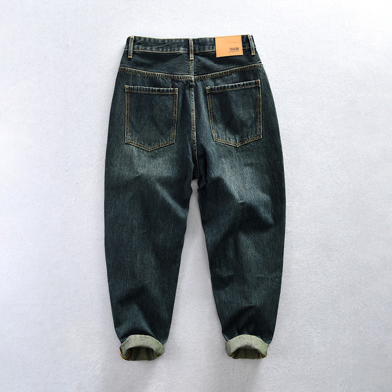 Men's Retro Straight Type Casual Jeans
