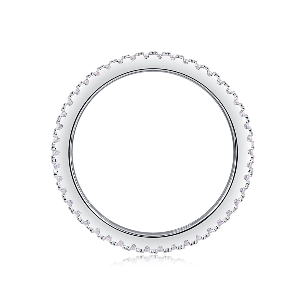 1Double Ring Shadow - A Fashionable And Luxurious Jewelry Piece Set With Moissanite S925 Sterling Silver And Platinum-plated Diamond Prohibit TikTok sales