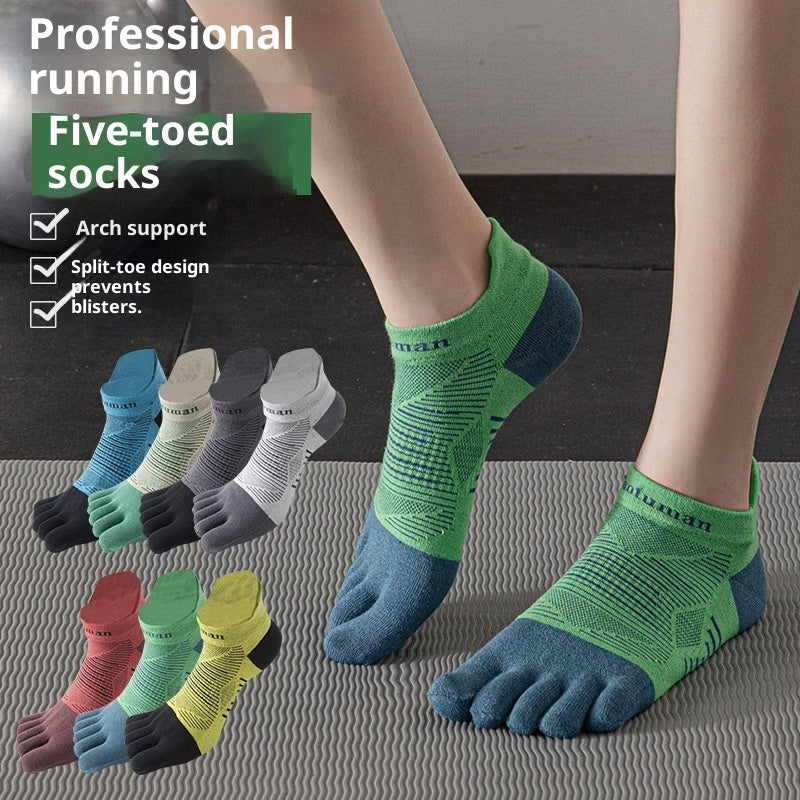 Running Tier Wear-resistant Thin Quick-drying Split Toe Athletic Socks