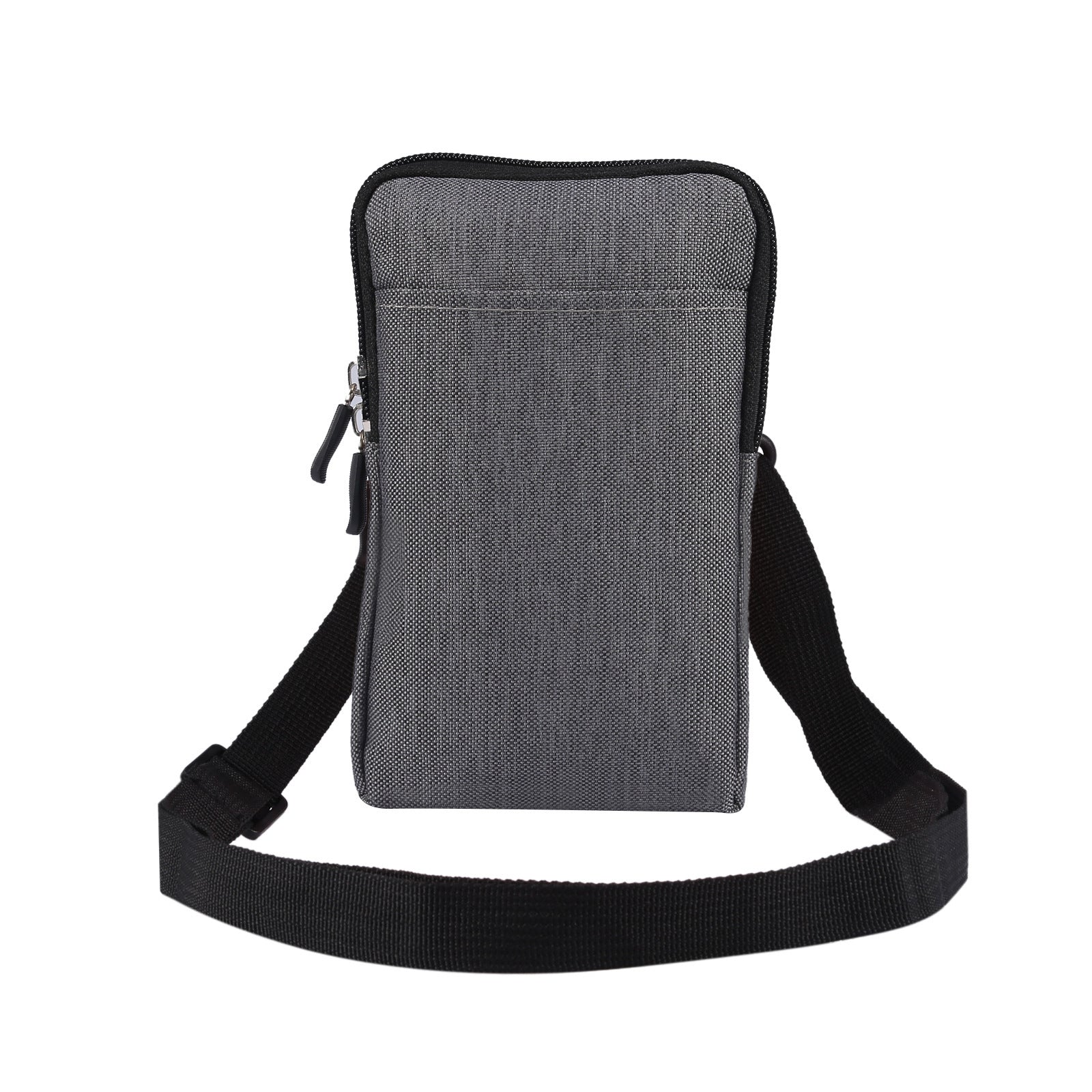 Solid Color Portable Universal Diagonal Cross Waist Bag