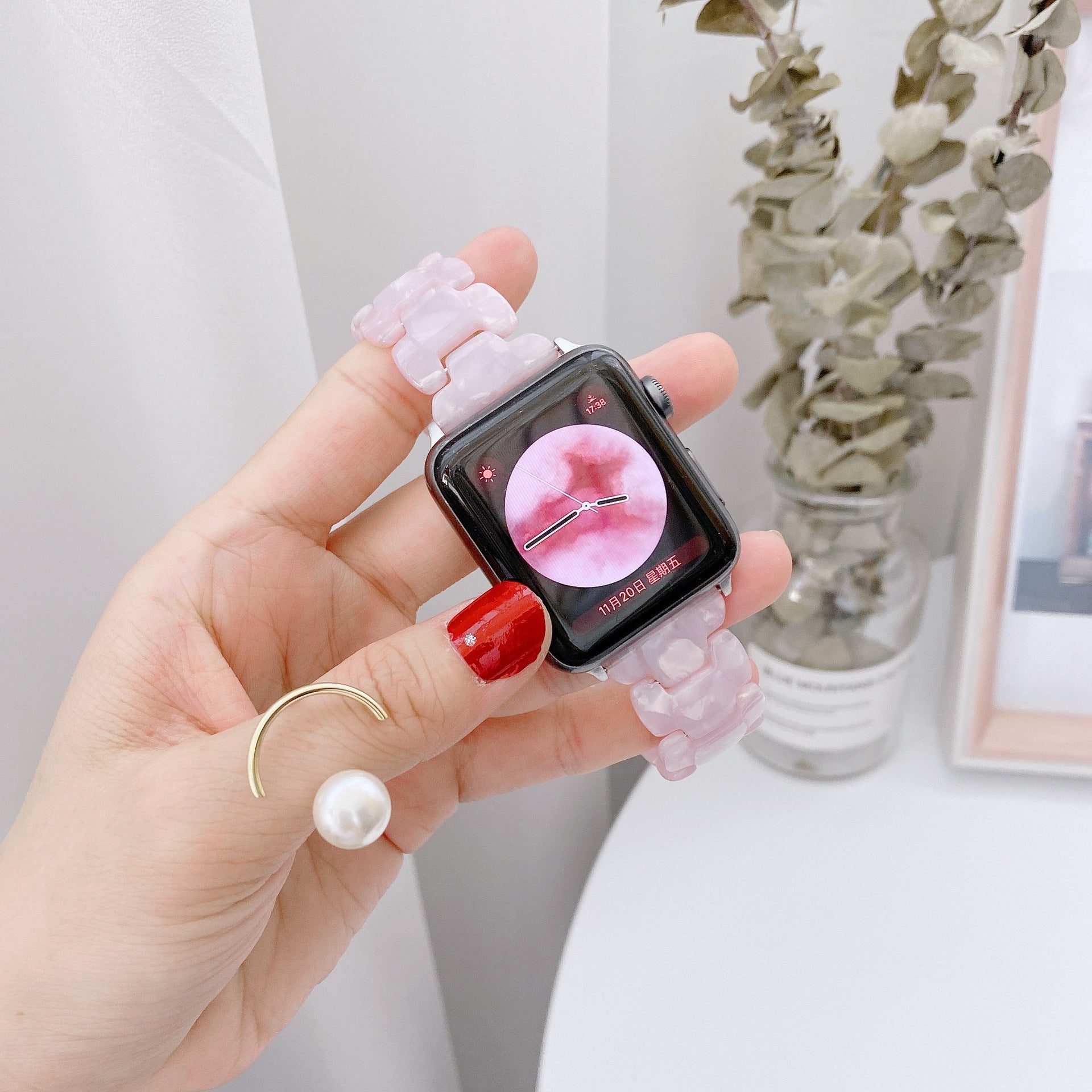Smart Watch Oval Lightweight Resin Strap