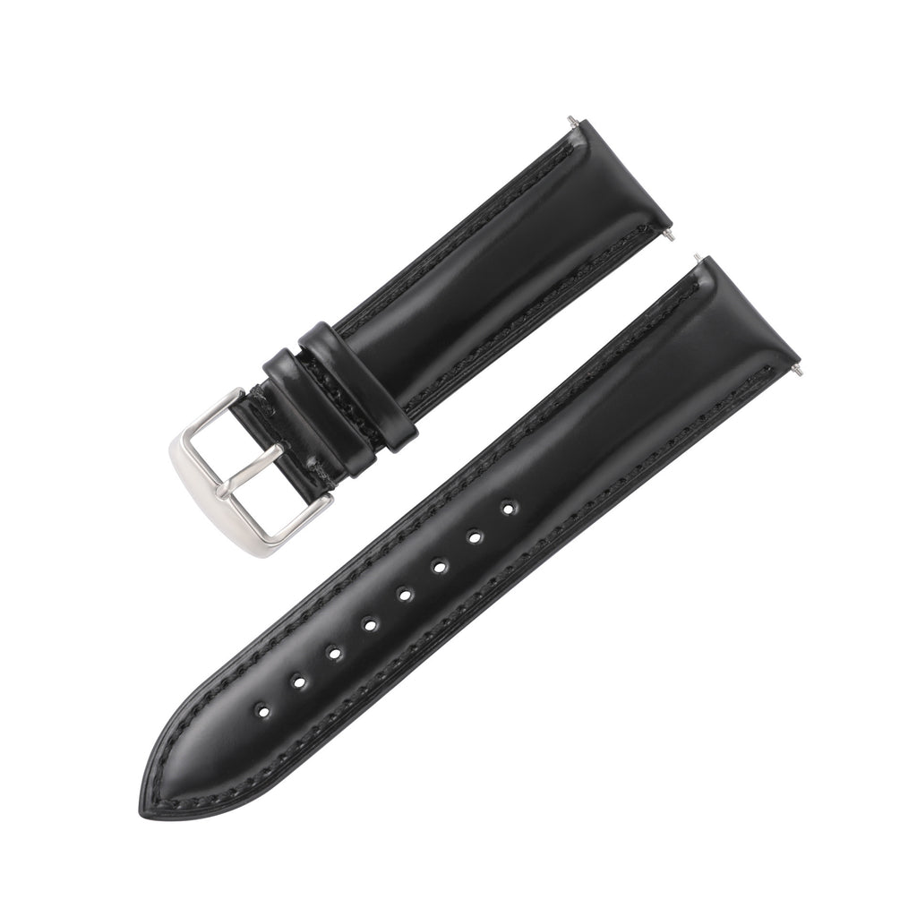 Quick Release Ear Leather Strap Bright Cowhide