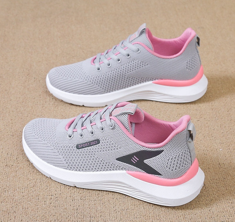 Low-top All-match Soft Bottom Lightweight Casual Running Shoes For Women