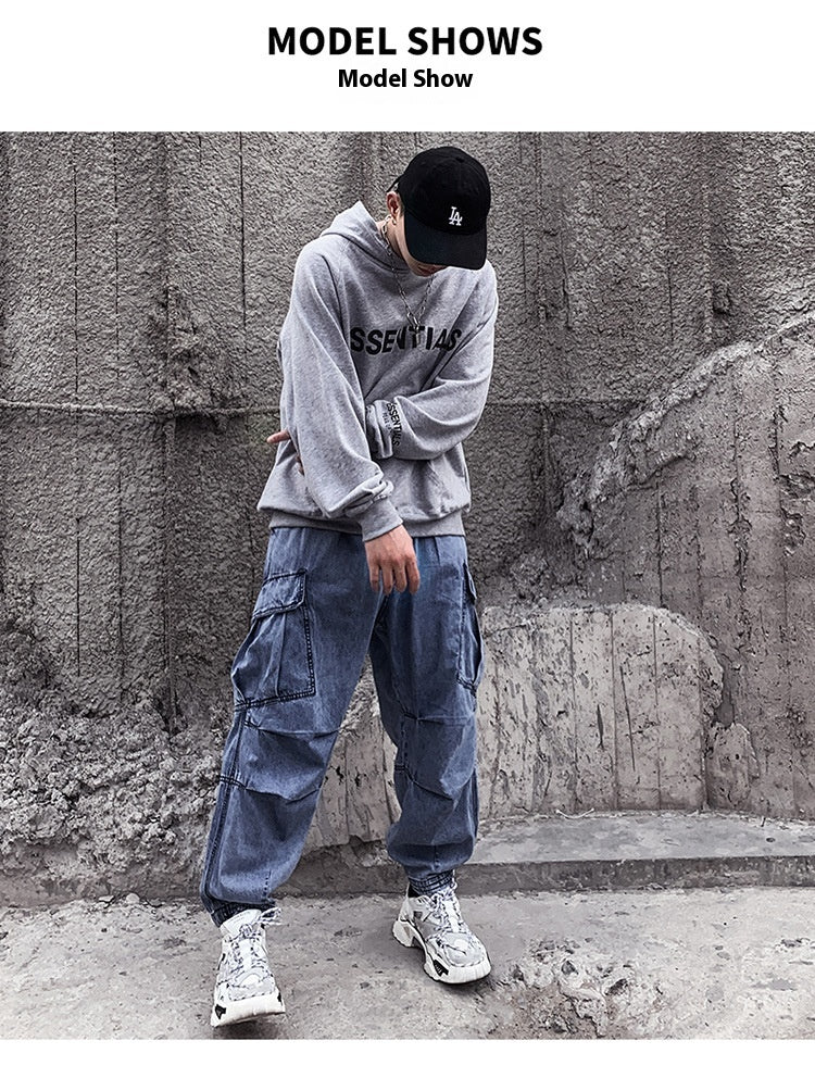 Overalls Men's Casual Heavy-duty Jeans