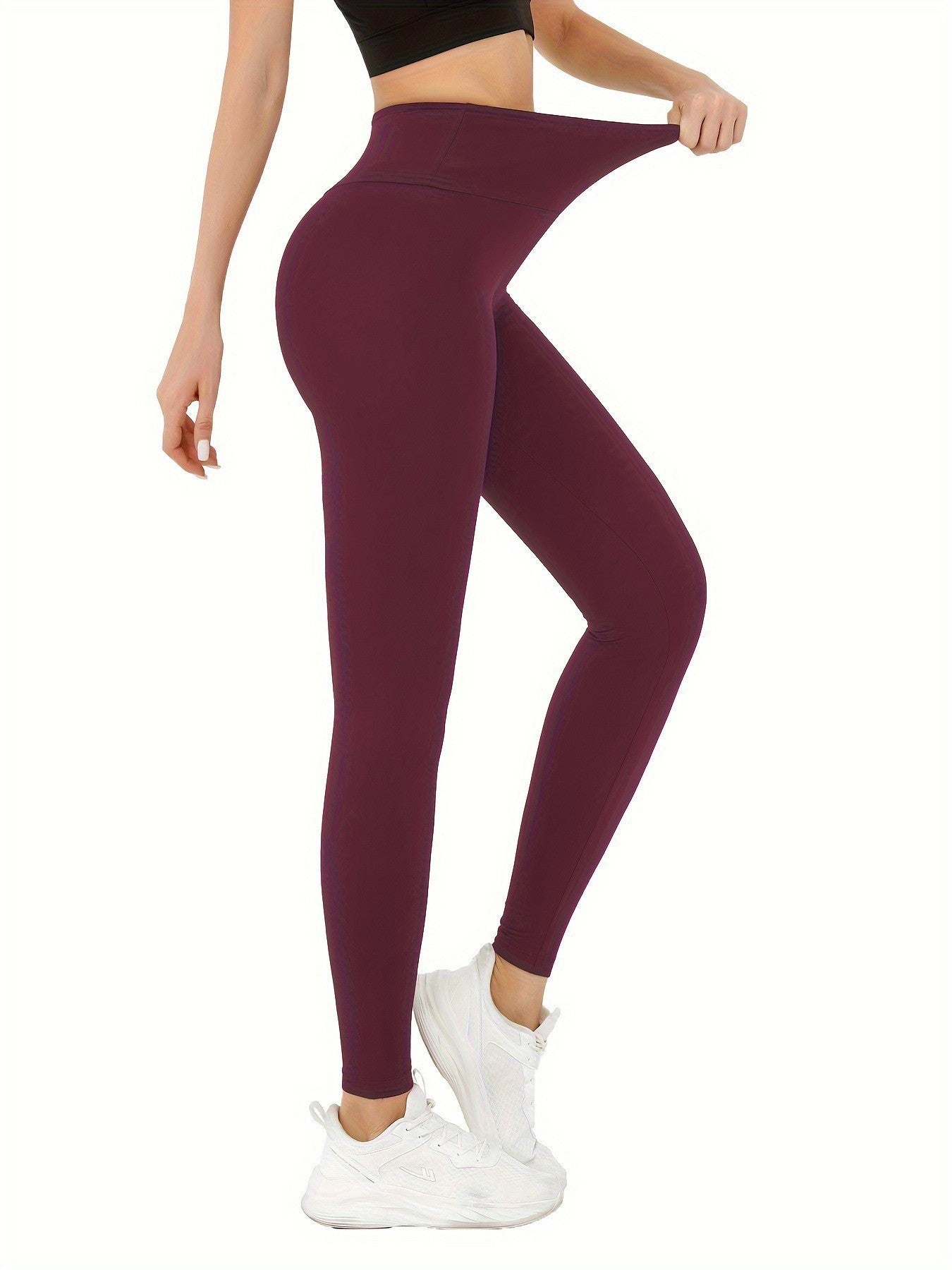 Women's High Waist Hip Lifting And Belly Contracting Yoga Pants