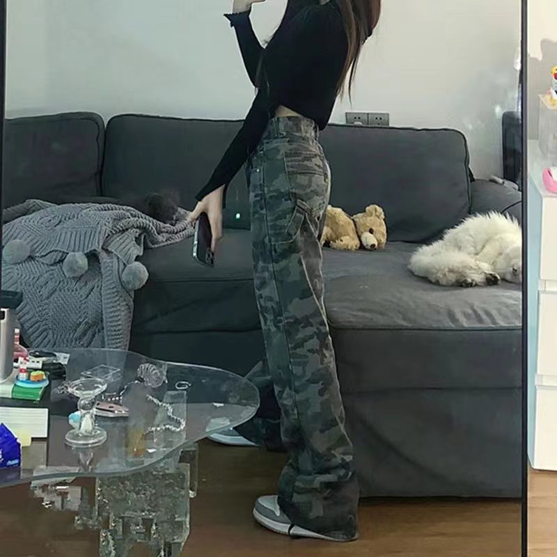 Women's Straight-Leg Casual Denim Jeans