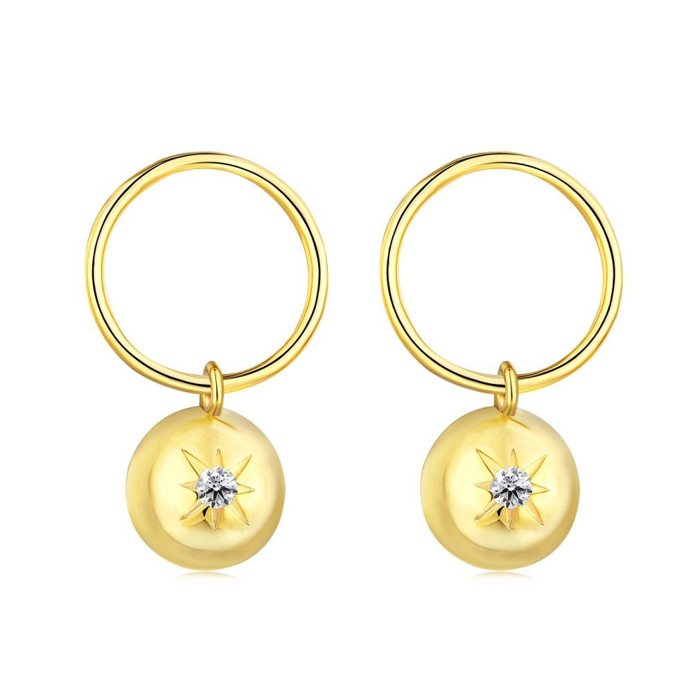 Pearl XINGX All-matching Girlish Full Of Sense Niche Female Earrings