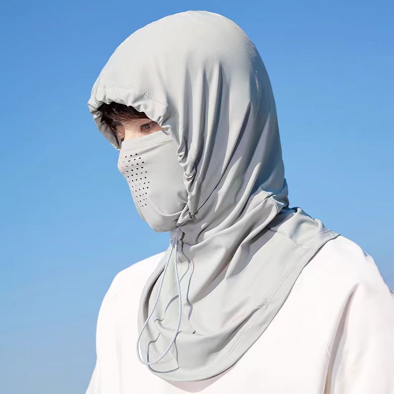 Sun Protection Ice Silk Hat Scarf Neck Mask