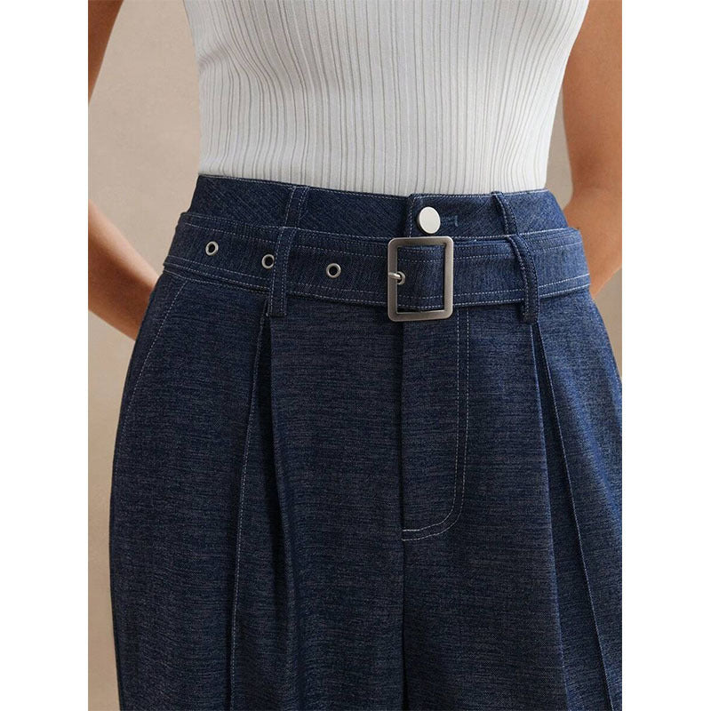 Wide-leg High Waist Jeans For Women