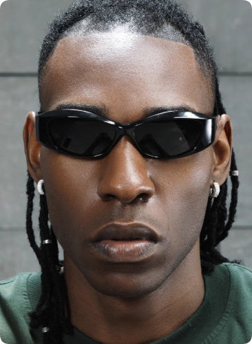 Men's Full Diamond Earrings European And American Style All-match S925 Sterling Silver