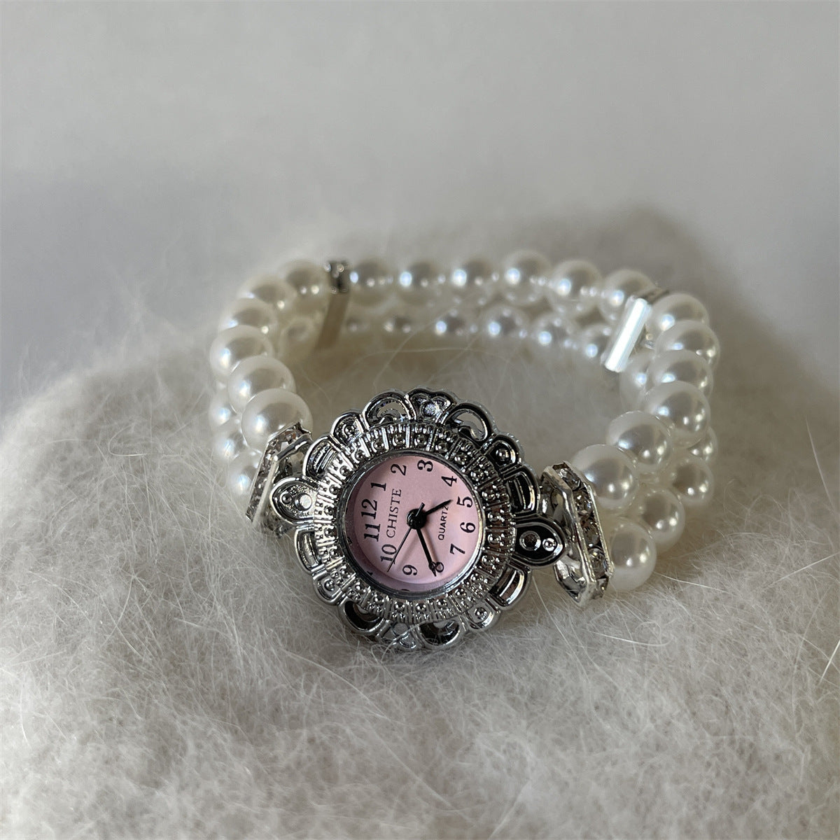 Fashion Women's Pearl Bracelet Watch