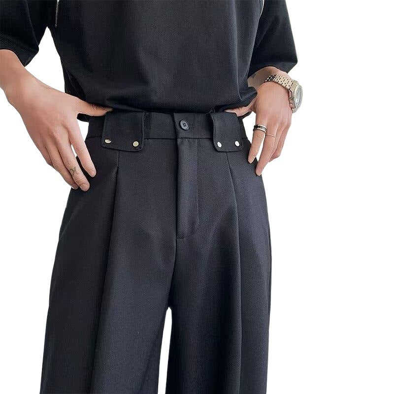 Autumn High-grade Autumn Draping Effect Suit Pants Autumn Cropped Pants