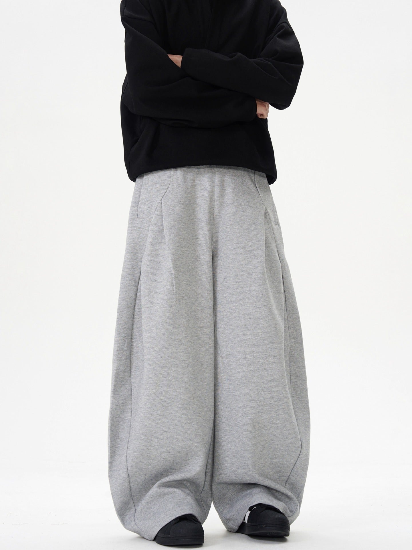 American Retro Casual Fashion All-matching Women's Wide-leg Pants