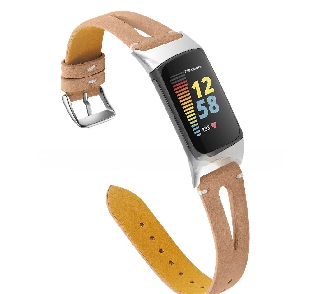 Suitable For Hollow Out Leather Watchband