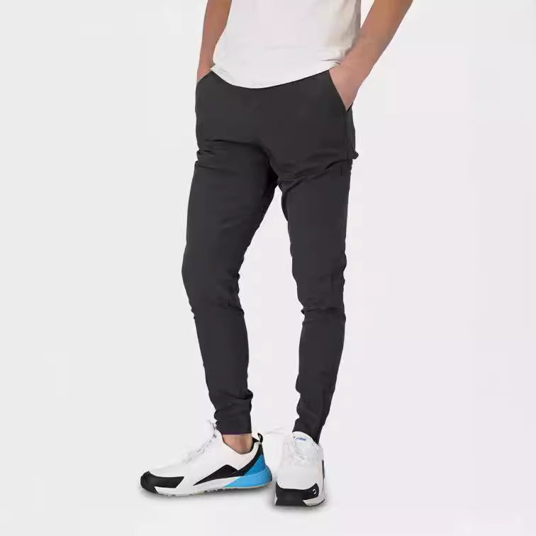 Tight Pocket Zipper Business Casual Daily Slim Fit Narrow Bottom Of A Trouser Leg