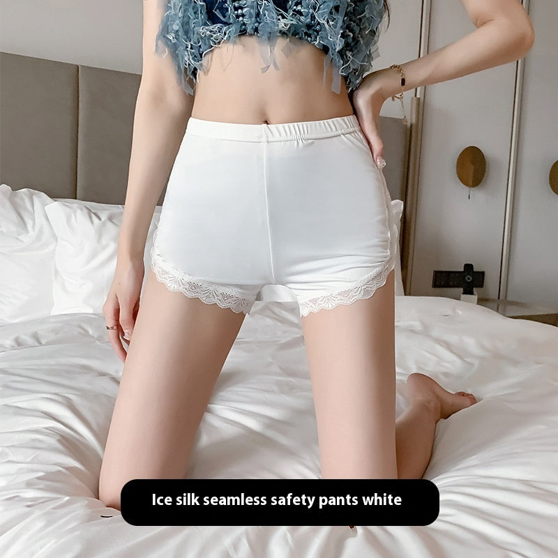 Anti-wardrobe Malfunction Pants Lace Leggings