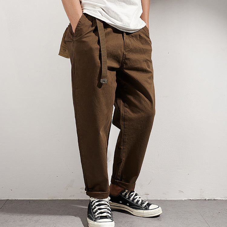 Men's Japanese-style Retro Loose Tapered Casual Pants